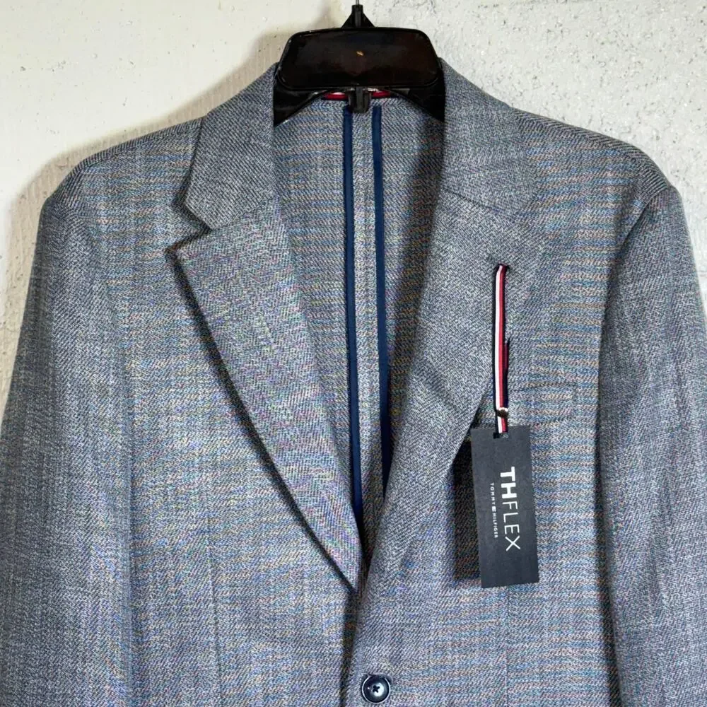 Tommy Hilfiger Men's Modern-Fit Sport Coat - color is Denim 36R $295
